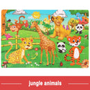 Logic Thinking Intellectual Wooden Game Puzzle Jigsaw Animal