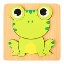 High Quality 3D Wooden Puzzle Baby Cartoon Animal Traffic