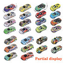 10/20/30Pcs Pull Back Cars and Trucks Toy Vehicles