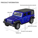 Alloy JEEPS Wrangler pull-back off-road car toy imitation off-road pull-back car