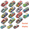 10/20/30Pcs Pull Back Cars and Trucks Toy Vehicles