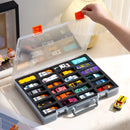 24 Quantity - Fire Color Car Storage Box, 1/64 Scale Model Holder