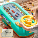 Toddler Racing Car Steering Wheel Toys Musical Electronic Adventure Game