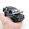Closed-top Wrangler off-road vehicle, die-cast metal, boy's toy