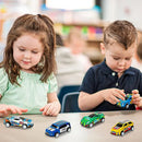 10/20/30Pcs Pull Back Cars and Trucks Toy Vehicles