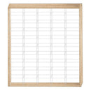 50 Grids Solid Wood Frame Acrylic Car Storage Box  Hot Wheels Diecast Car Matchbox