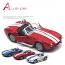 Scale Metal Alloy Classic Shelby Cobra 427 Classical Auto Car Model Diecast