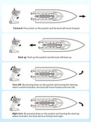 Remote Control Boat Children Toy Electric Stunt Speedboat