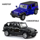 Alloy JEEPS Wrangler pull-back off-road car toy imitation off-road pull-back car