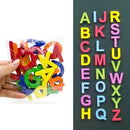 24-76pcs EVA Foam Refrigerator Stickers Magnetic Alphabet Letters