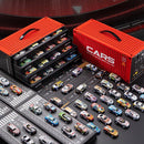 48 Mini Pull-Back Cars with Built-In Garage Set