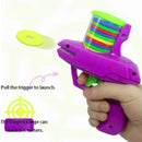 Children's UFO Radish Gun Toy Safety Outdoor Interactive