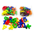24-76pcs EVA Foam Refrigerator Stickers Magnetic Alphabet Letters