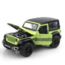 Closed-top Wrangler off-road vehicle, die-cast metal, boy's toy