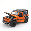 Closed-top Wrangler off-road vehicle, die-cast metal, boy's toy