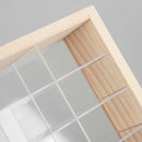 50 Grids Solid Wood Frame Acrylic Car Storage Box  Hot Wheels Diecast Car Matchbox