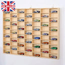 FOR Hot Wheels Diecast Car Matchbox 1/64 DISPLAY Wooden Unit Shelf Toy Storage