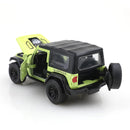 Closed-top Wrangler off-road vehicle, die-cast metal, boy's toy
