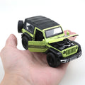 Closed-top Wrangler off-road vehicle, die-cast metal, boy's toy