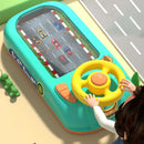 Toddler Racing Car Steering Wheel Toys Musical Electronic Adventure Game