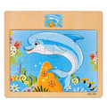 1pc Wooden Jigsaw Puzzle Kids Cartoon Animals Traffic Car