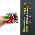 24-76pcs EVA Foam Refrigerator Stickers Magnetic Alphabet Letters