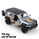Sscale three-door classic pullback die-cast model car, simulated off-road vehicle
