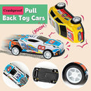 10/20/30Pcs Pull Back Cars and Trucks Toy Vehicles