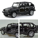 Alloy JEEPS Wrangler pull-back off-road car toy imitation off-road pull-back car