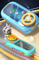 Toddler Racing Car Steering Wheel Toys Musical Electronic Adventure Game