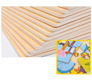 1pc Wooden Jigsaw Puzzle Kids Cartoon Animals Traffic Car