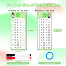 Multiplication Flash Cards 0-12 15PCS Times Table Educational