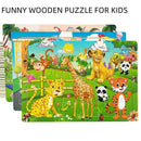 Logic Thinking Intellectual Wooden Game Puzzle Jigsaw Animal