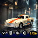 300SL Vintage car Alloy Car Model Diecasts Metal Toy Car Model Simulation Collection Kids Gift