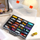 24 Quantity - Fire Color Car Storage Box, 1/64 Scale Model Holder