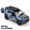 Sscale three-door classic pullback die-cast model car, simulated off-road vehicle