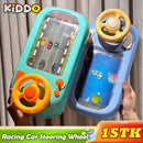 Toddler Racing Car Steering Wheel Toys Musical Electronic Adventure Game